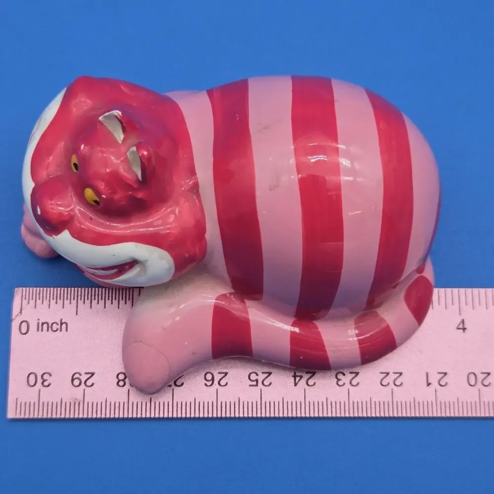 Vintage Disney Cheshire Cat Figurines Lot Alice in Wonderland Japan China